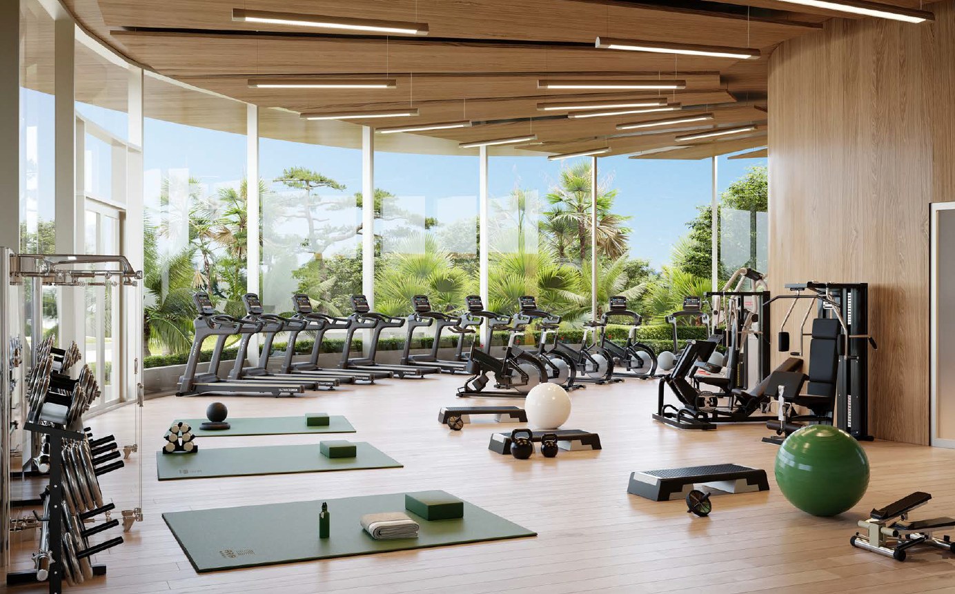 Aria Reserve: Fitness center, developer rendering