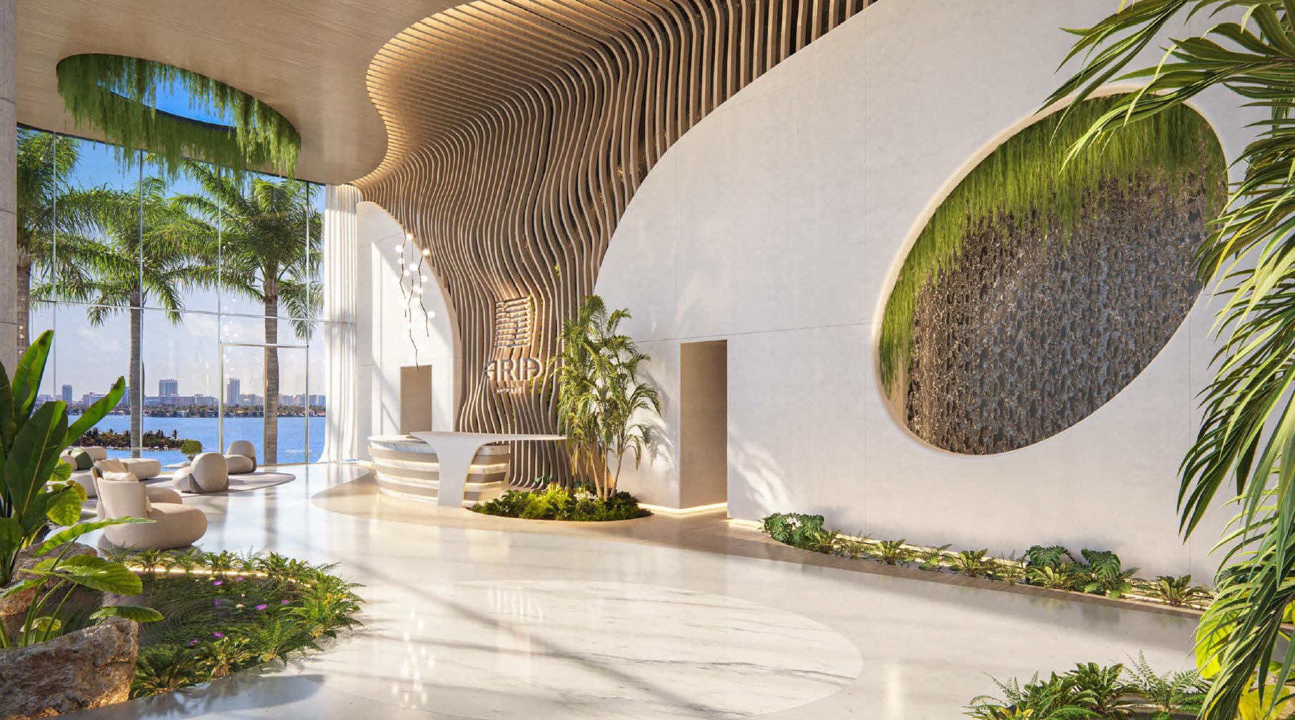 Aria Reserve lobby, developer rendering