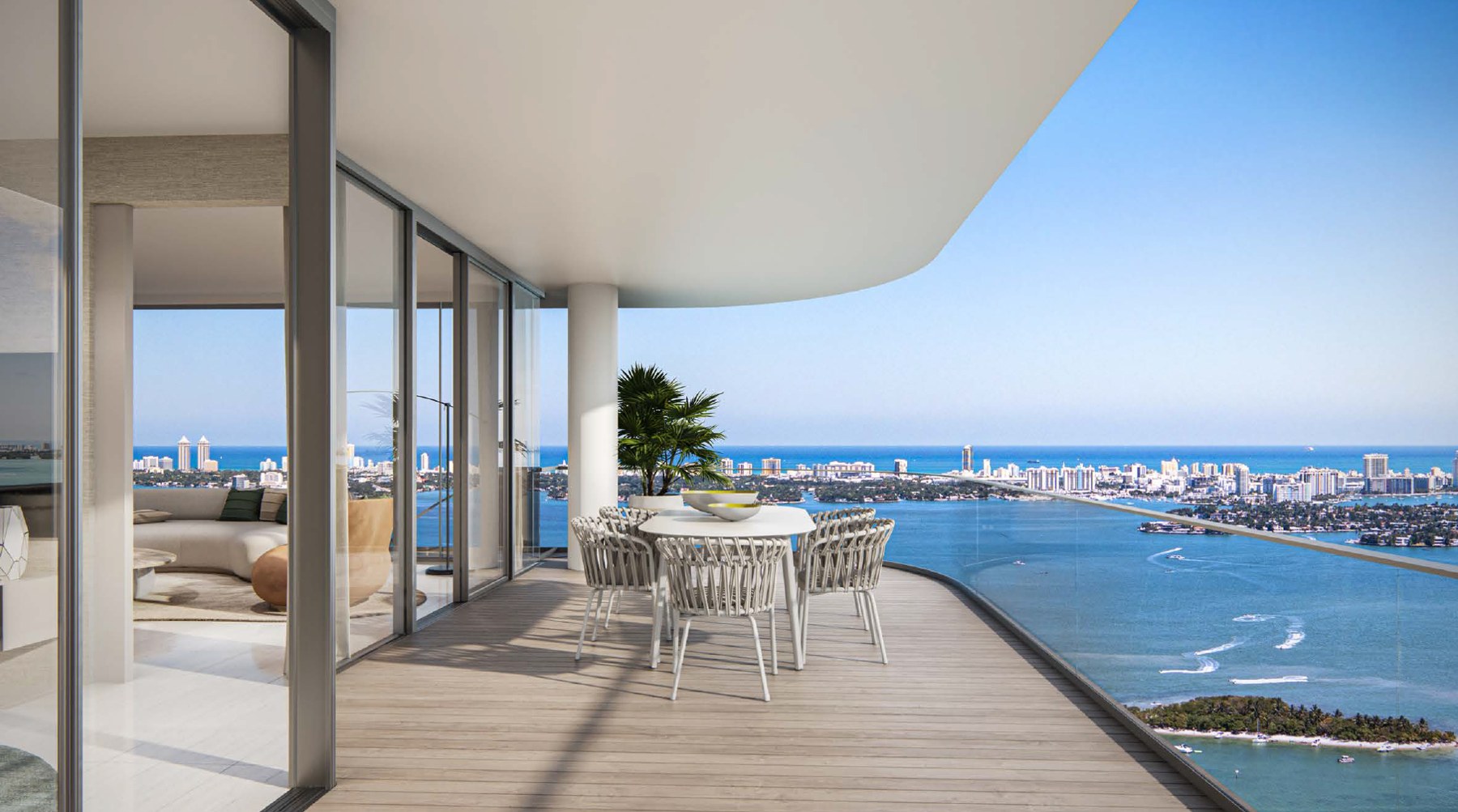 Aria Reserve: Residence terrace, developer rendering