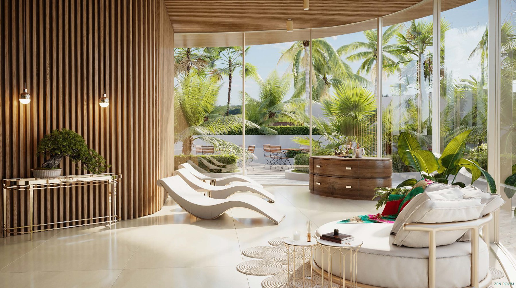Aria Reserve: Quiet wellness room, developer rendering